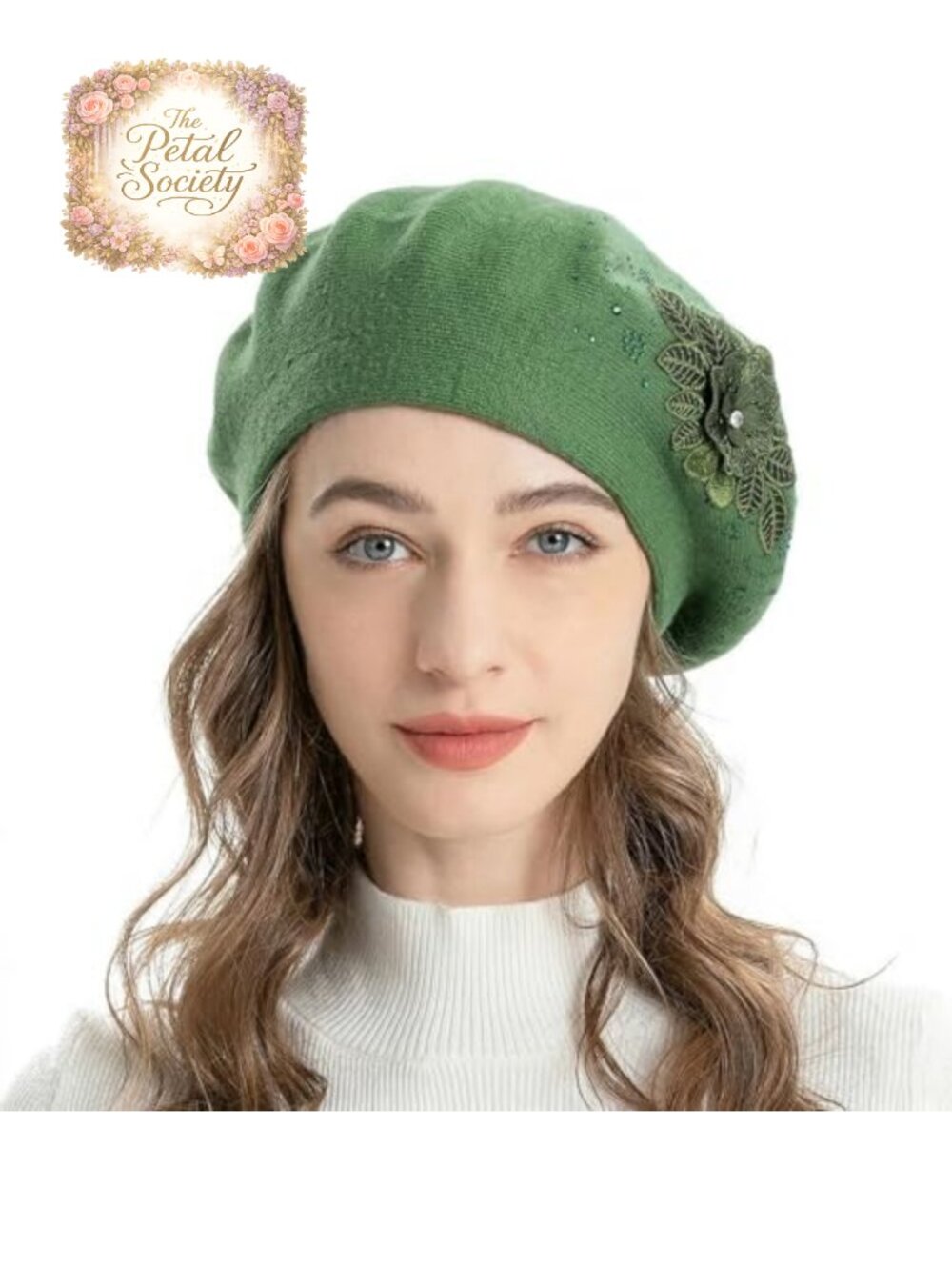 Women Reversible French Beret Warm Double Knit Artist Cap